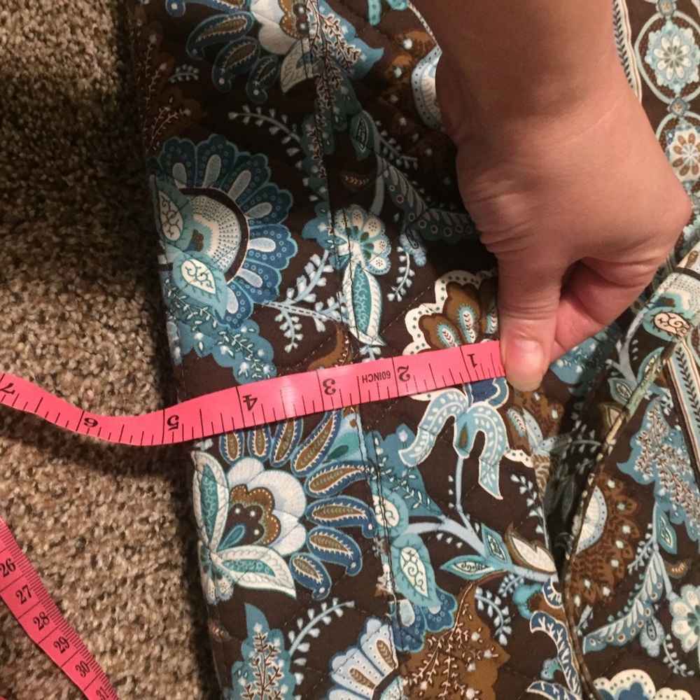 Vera Bradley Java Blue Shoulder Bag - Picture 4 of 6